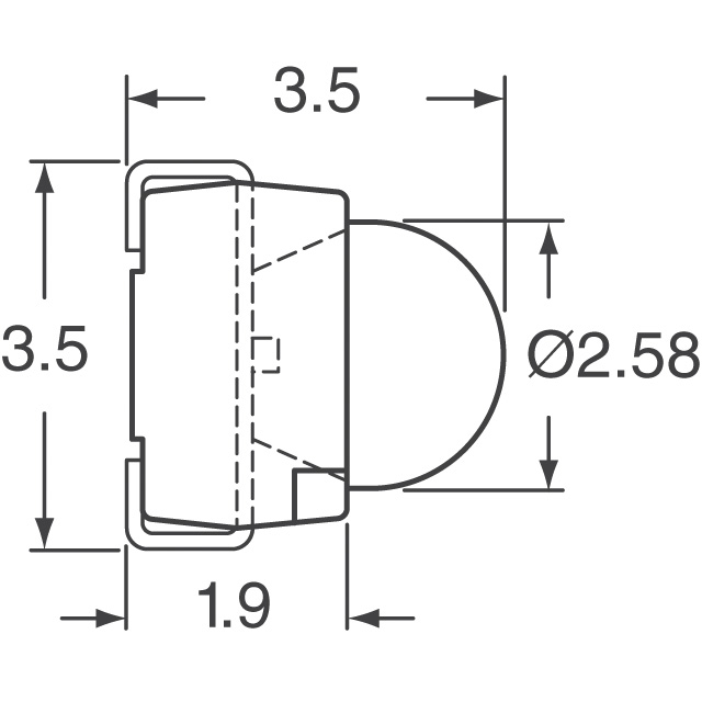 LP T655-Q1R2-25-0-30-R33-Z OSRAM Opto (ams OSRAM)  LED Indication - Discrete